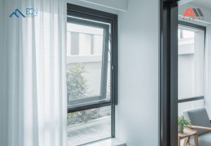 Hình ảnh thực tế tại nhà khách hàng cho sản phẩm cửa mở ngang