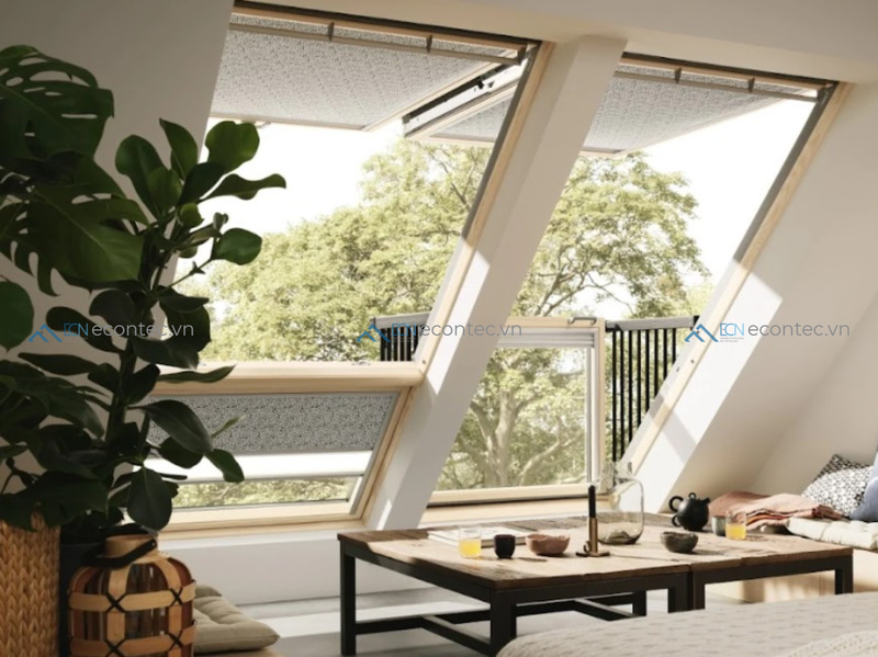 Velux mang ánh sáng tự nhiên cho không gian sống bền vững
