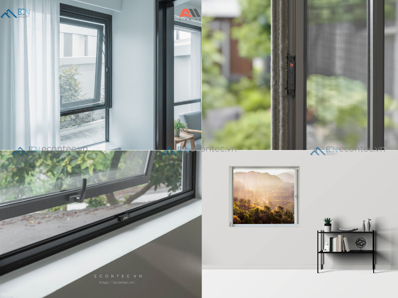 Cửa lưới Tech-Roll của nước nào? AirMesh Techroll vượt trội về vật liệu, công nghệ và tuổi thọ so với phổ thông