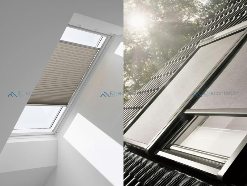 Phụ kiện rèm Velux giúp kiểm soát nhiệt và ánh sáng hiệu quả
