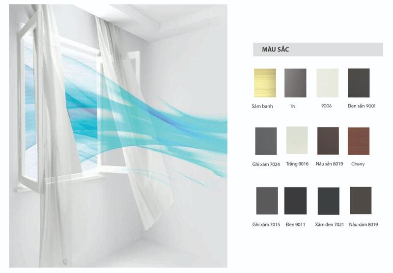 Màu sắc tinh tế giúp cửa lưới liền mạch tổng thể nhà