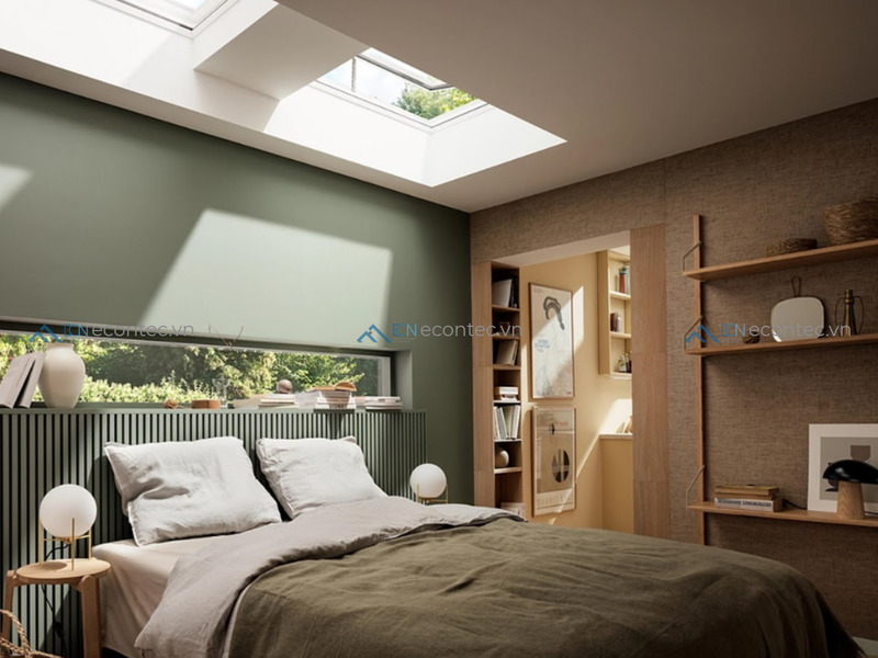 Cửa mái bằng Velux đa thiết kế, lấy sáng hiệu quả và bền bỉ