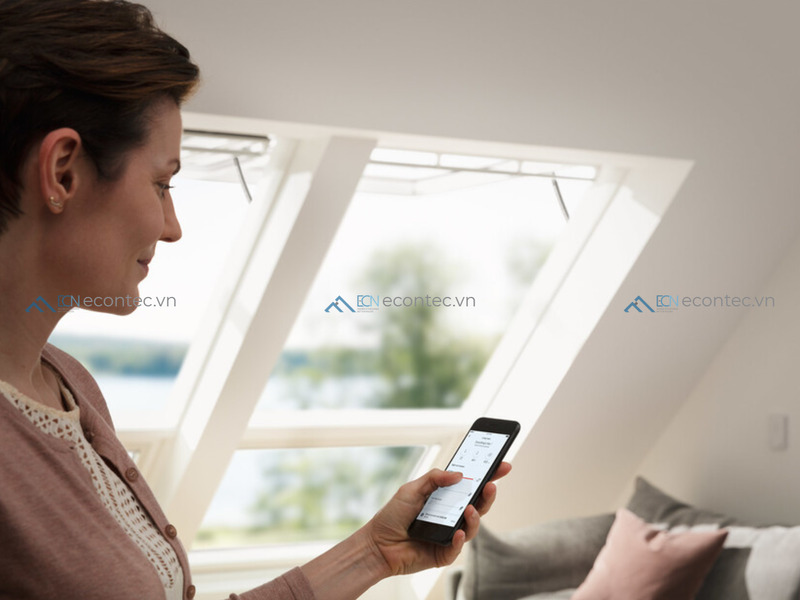 Velux cho phép kiểm soát không gian sống qua ứng dụng thông minh