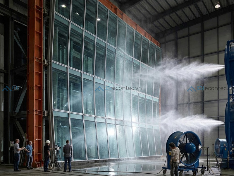 Ứng dụng ASTM E330 bảo vệ công trình cao tầng