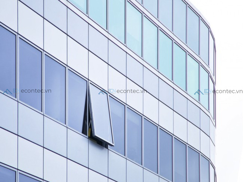 Cửa FN 52C đạt ASTM E331 chống nước 1400Pa