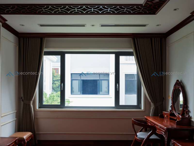 Hệ cửa mở quay Roto an toàn, thông gió linh hoạt