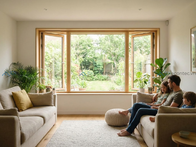 Cửa đạt BS EN 1025 tăng cách âm và bảo vệ không khí