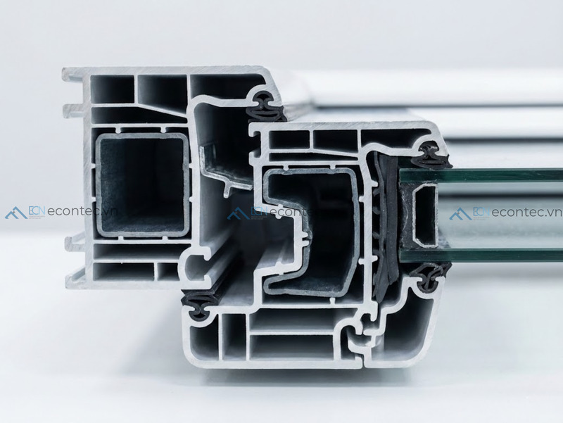 Cấu trúc đa khoang giúp cửa đạt chuẩn BS EN 1027