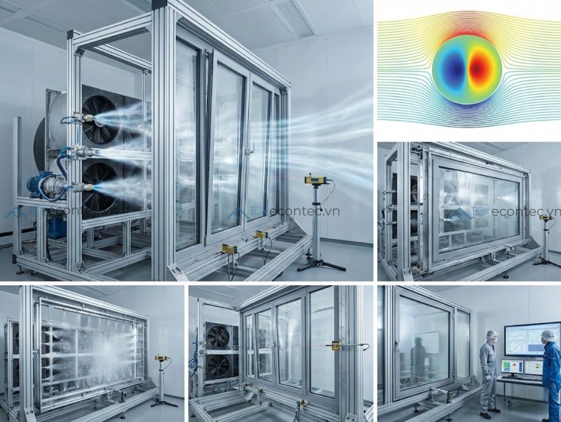 Tiêu chuẩn BS EN 12210 bảo đảm cửa bền gió mạnh