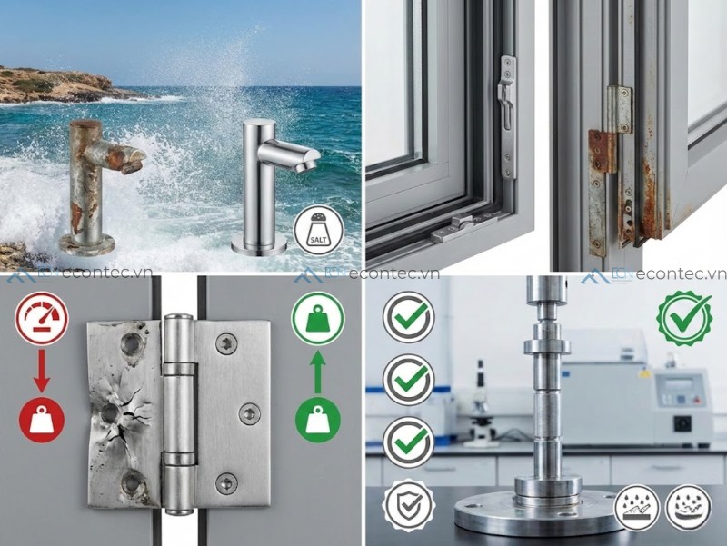 Lưu ý chọn phụ kiện chống ăn mòn đạt chuẩn cấp 5
