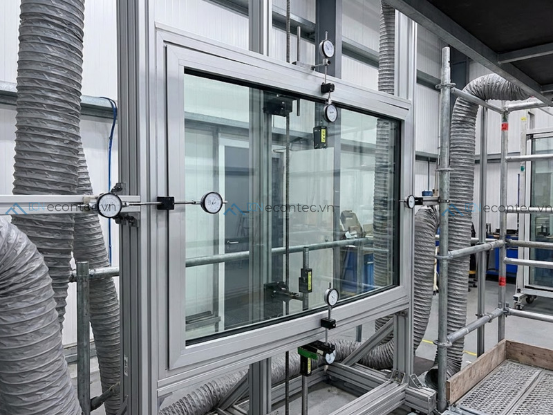 Đánh giá độ võng và đàn hồi khung theo BS EN 12211