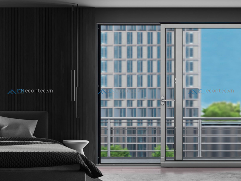 Cửa lật trượt Roto Patio Alversa linh hoạt, thoáng khí an toàn