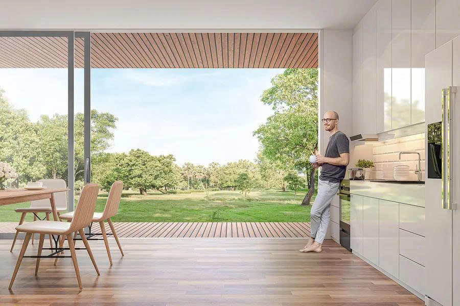 Cửa nhấc trượt Roto Patio Lift tải lớn, mở rộng tầm nhìn