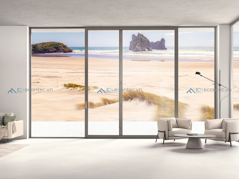 Cửa trượt Roto Patio Inowa kín khít, bền bỉ cho nhà cao tầng