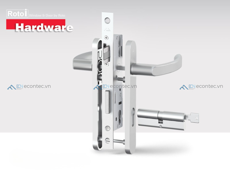 Hệ chốt đa điểm Roto tăng an ninh và độ kín khít cửa