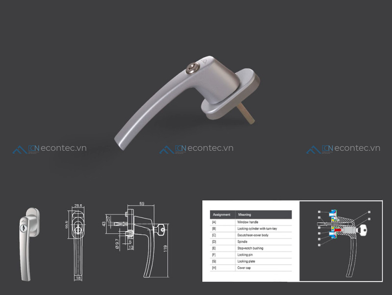 Hệ cửa quay lật Roto bền bỉ, an toàn và linh hoạt