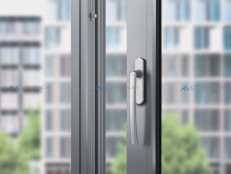 Tay nắm Lift & Slide Roto trợ lực mạnh, vận hành cửa khổ lớn êm ái