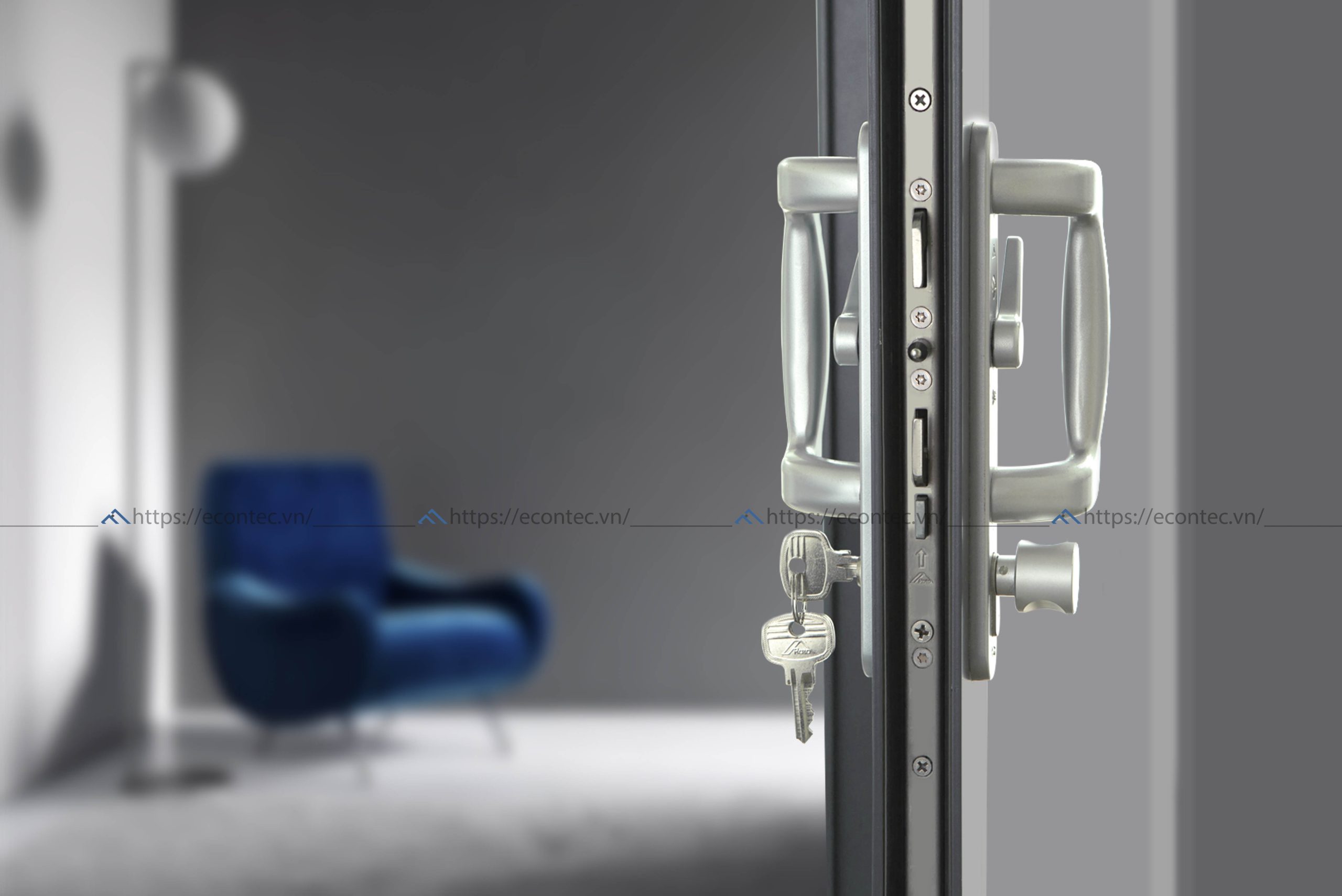 Thanh đa điểm có khóa cửa trượt BS 20