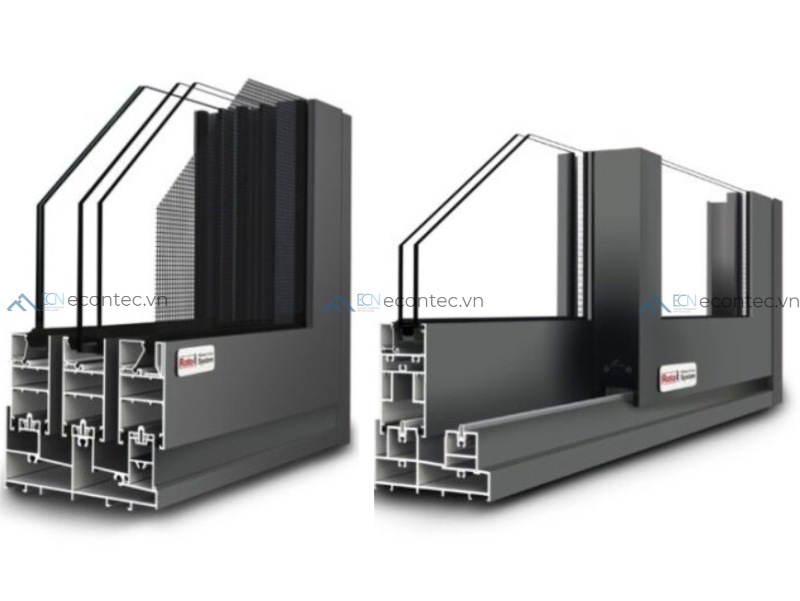 Bảo vệ cấu trúc và phụ kiện kim khí cho cửa trượt Patio