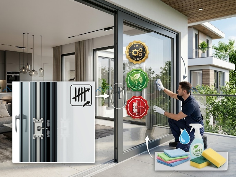 Tổng quan tiêu chuẩn bảo dưỡng và làm sạch cửa nhôm Econtec VN