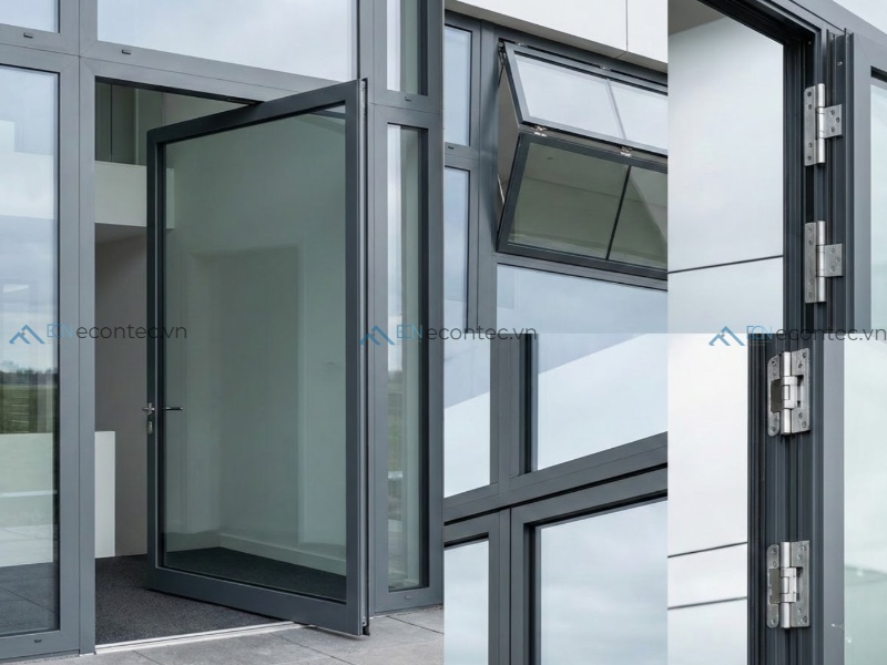 Thông số chịu tải và độ bền của cửa mở quay