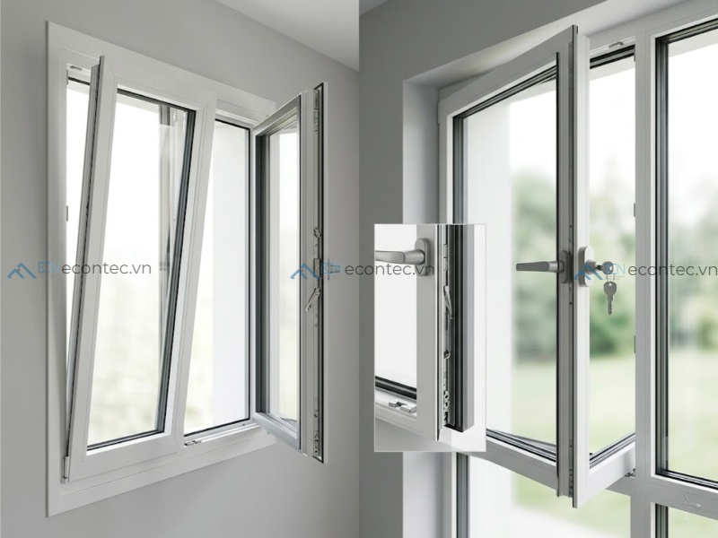 Cửa sổ quay lật FN52T và FN52C an toàn cho nhà cao tầng