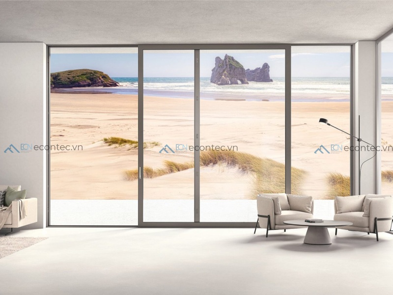 Cửa nhôm chịu áp lực gió lớn và vận hành an toàn chuẩn RC2