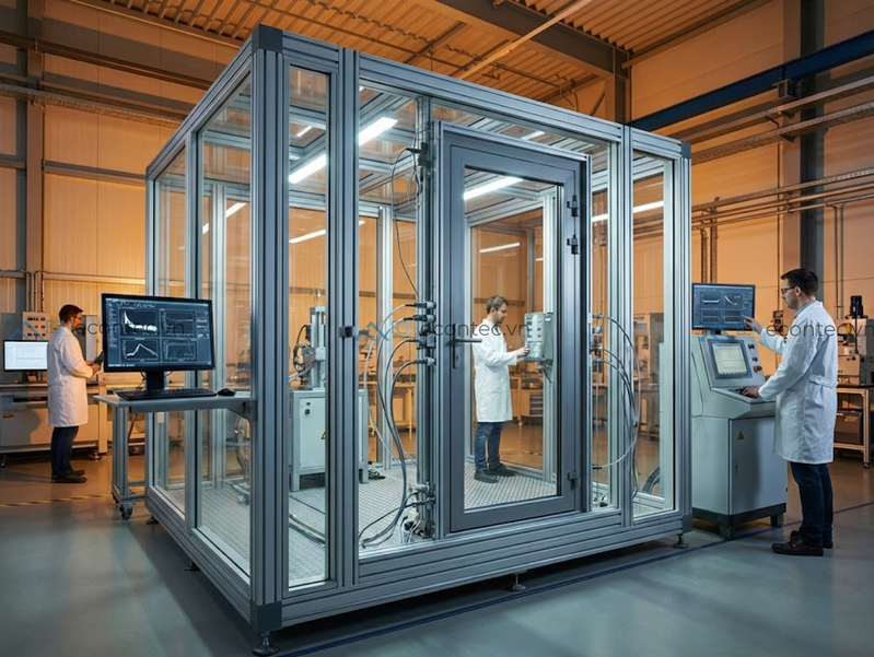 Kiểm định kín khí đạt Class 4 (theo BS EN 12207), được thử nghiệm tại phòng thí nghiệm đạt chuẩn ISO/IEC 17025.