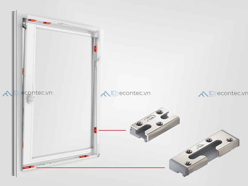 Roto NX bền bỉ 10 năm cho cửa quay lật