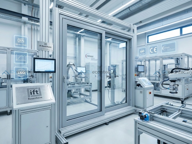 Chứng chỉ quốc tế khẳng định chất lượng hệ cửa hiện đại