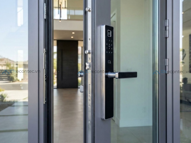 Khóa đa điểm và tiêu chuẩn chống trộm cho hệ cửa nhôm hệ cửa nhôm đồng bộ phụ kiện Roto