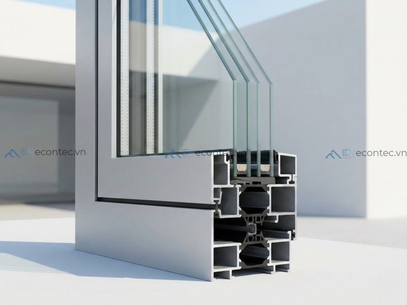 Tiêu chuẩn profile và kính quyết định hiệu suất hệ cửa