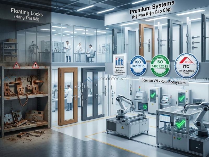 Chứng nhận quốc tế khẳng định chất lượng khóa đa điểm