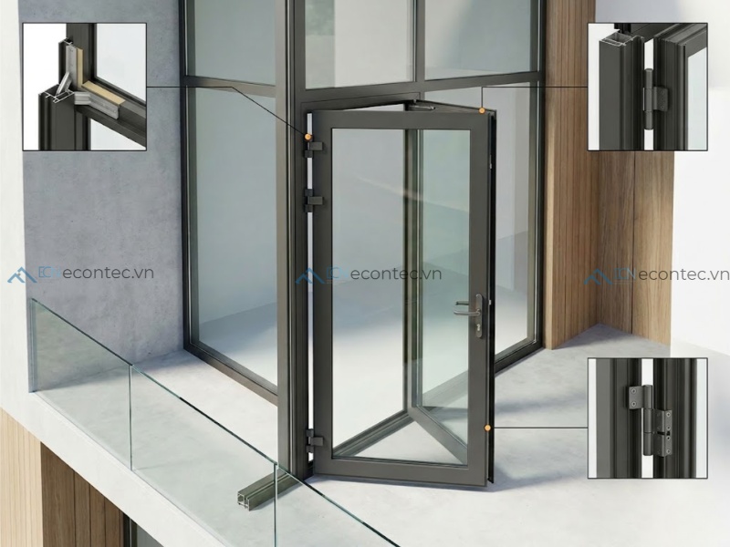 Cửa mở quay FN52D bền chắc và linh hoạt cho nhiều công trình