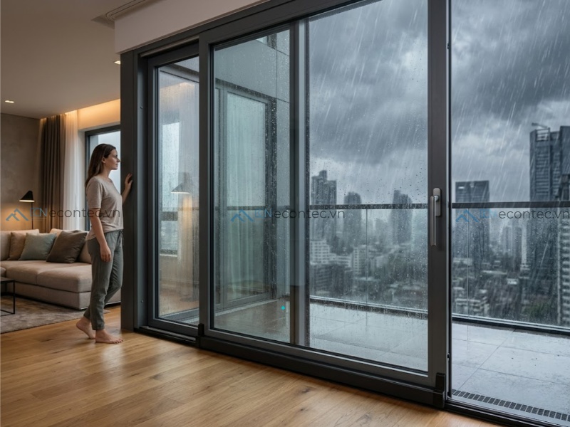 Giải pháp cửa kín khít tối ưu cho công trình cao tầng