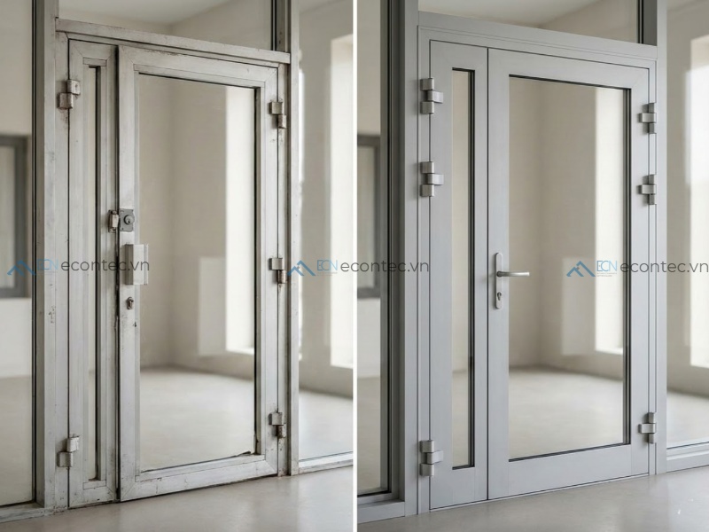Tầm quan trọng của hệ cửa nhôm đồng bộ phụ kiện