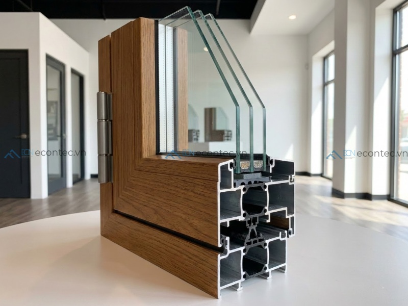 Cấu tạo và ưu điểm của hệ nhôm kính cao cấp