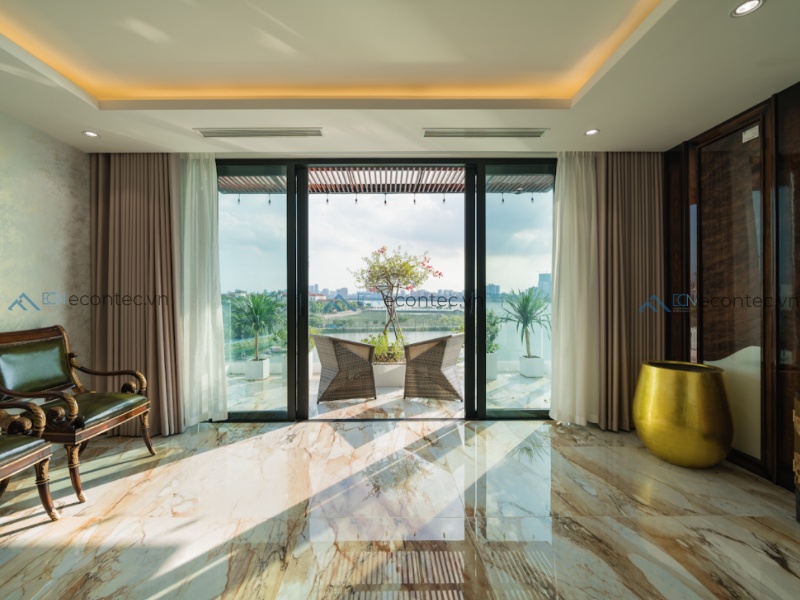 Cửa trượt Roto Patio Inowa kín khít vượt trội chống gió mưa