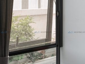 Cửa lưới bền bỉ dễ vệ sinh không gỉ và giữ màu lâu dài