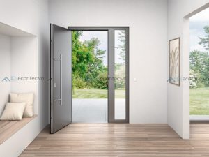 Cửa nhôm châu Âu bền bỉ kín khít cách âm tốt thiết kế sang trọng