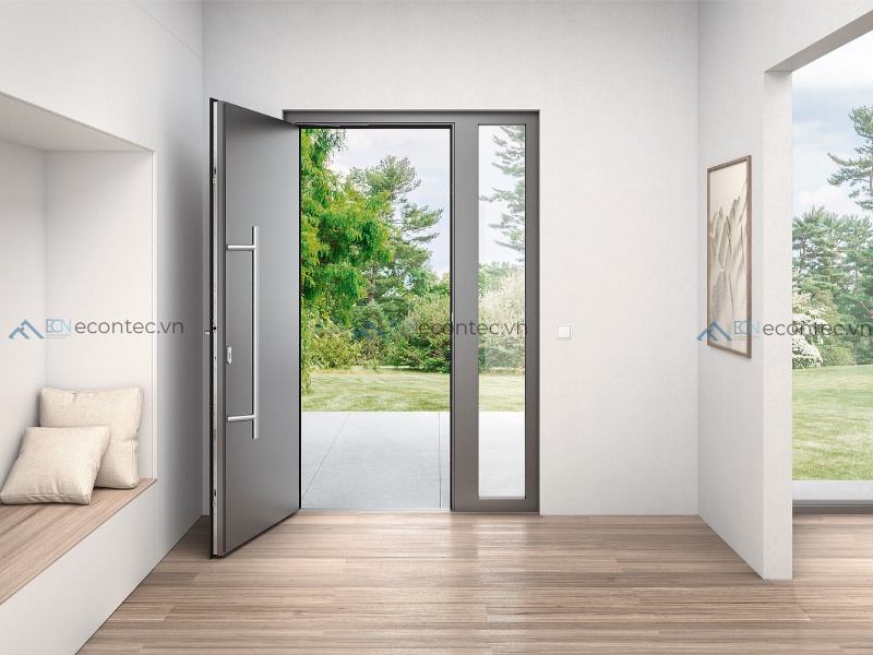 Cửa nhôm châu Âu bền bỉ kín khít cách âm tốt thiết kế sang trọng