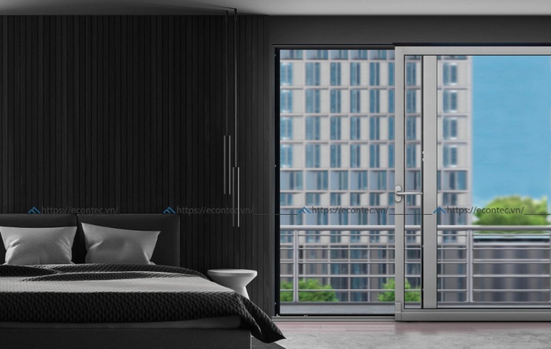 Cửa lật trượt Roto Patio Alversa lưu thông không khí, tiết kiệm không gian