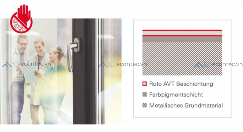 Công nghệ bề mặt NanoSil 6 và sơn tĩnh điện giữ bền cho cửa nhôm cách âm Cửa nhôm nào cách âm tốt nhất