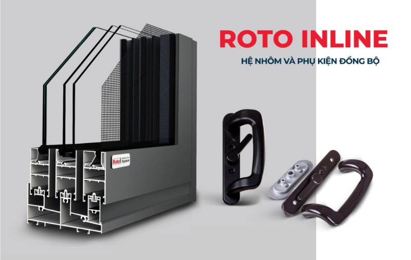 Phụ kiện đồng bộ giúp cửa nhôm bền bỉ chống ăn mòn vượt trội