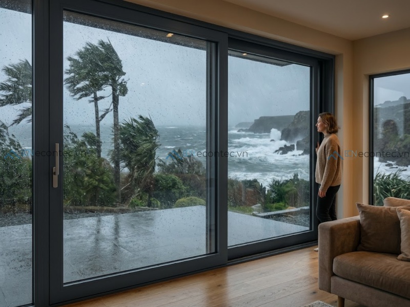 Tiêu chí chọn cửa nhôm phù hợp khí hậu miền Trung khắc nghiệt
