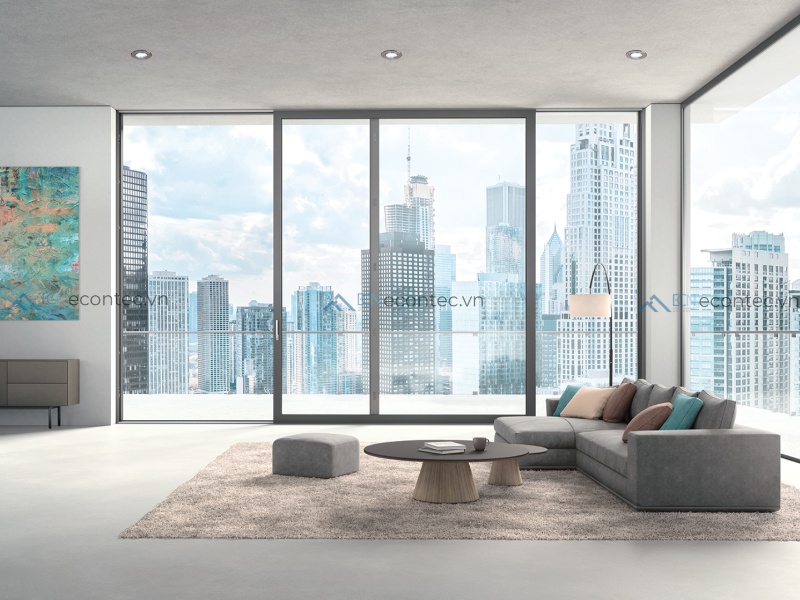 Cửa trượt Roto Patio Inowa kín khít chịu gió bão vượt trội