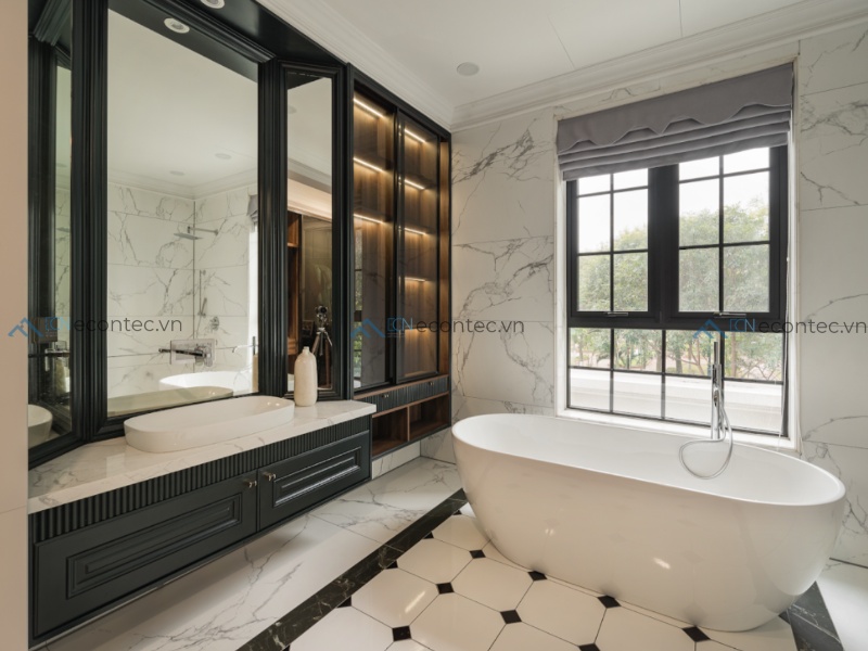 Cửa sổ mở hất thông gió liên tục, chống mưa và linh hoạt sử dụng