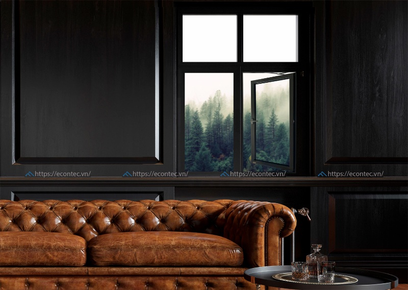 Cửa sổ 2 cánh mở quay đón gió tối đa, bền và dễ sử dụng