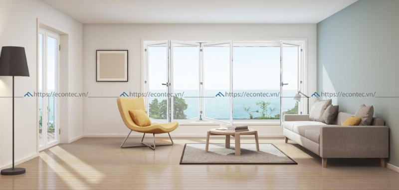 Cửa sổ gấp trượt mở rộng không gian linh hoạt tối đa