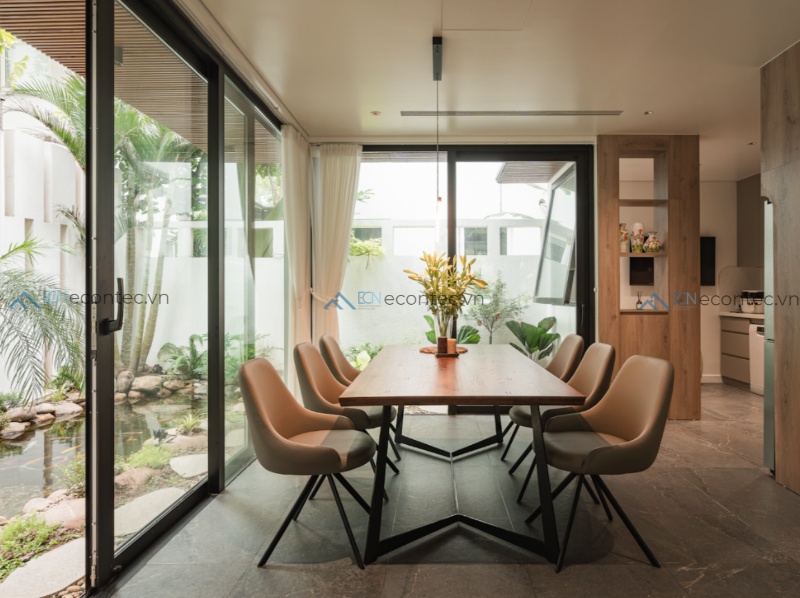 Cửa trượt Roto Patio Inowa kín khít vượt trội vận hành êm nhẹ